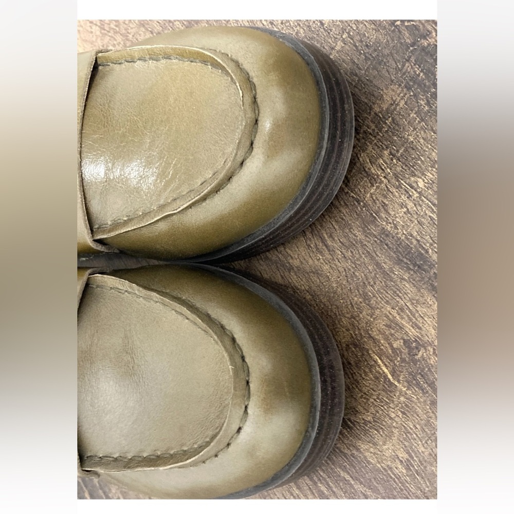 LUCKY BRAND PENNY LOAFERS GREEN SZ 7.5 - Picture 7 of 10